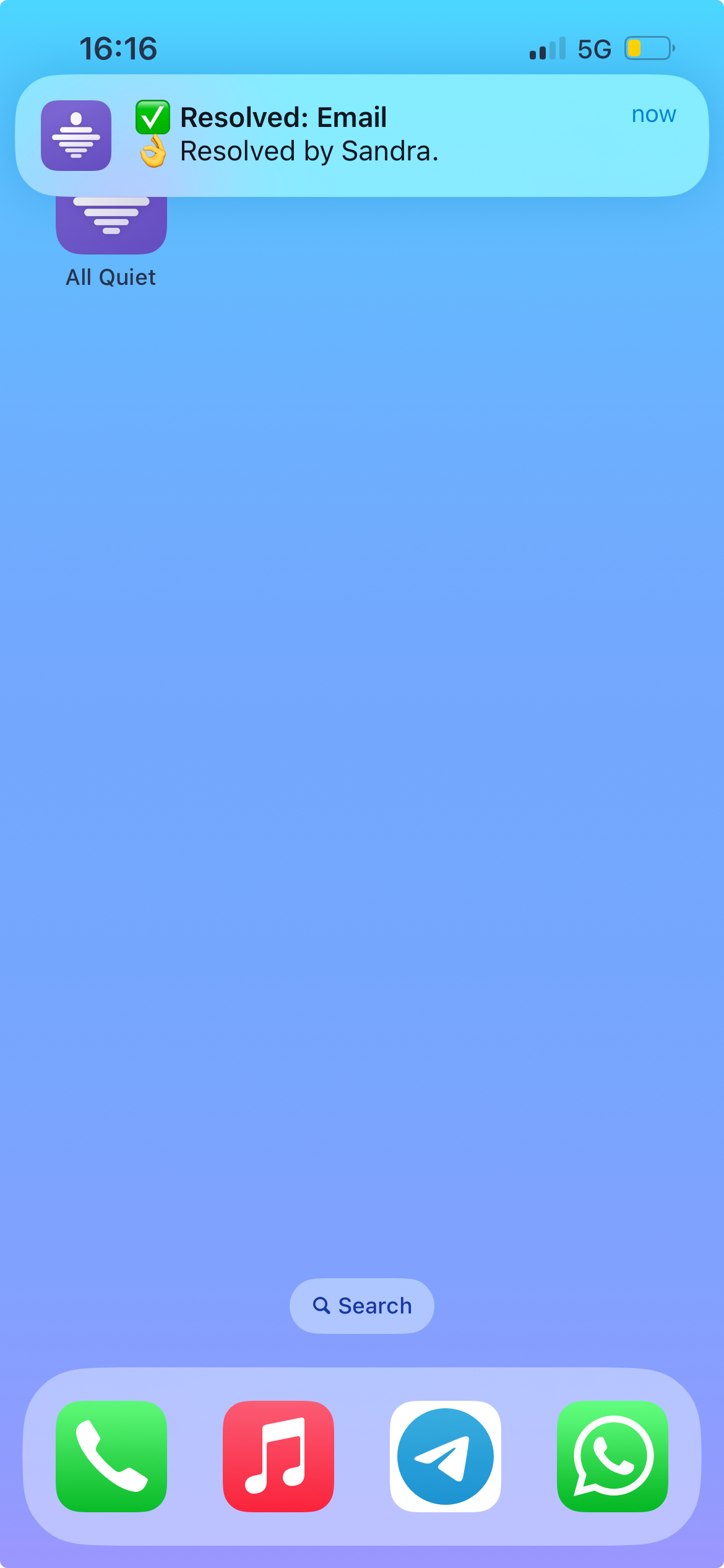 screenshot of All Quiet